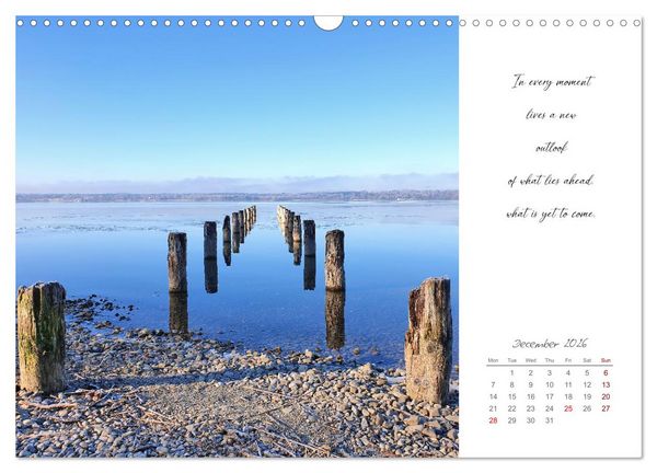 Produktbild: Golden breaks with mindfulness (Wall Calendar 2026 DIN A3 landscape), CALVENDO 12 Month Wall Calendar