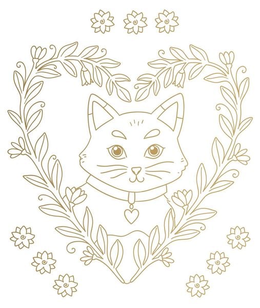 Produktbild: Metallic-Malen, (Katze)