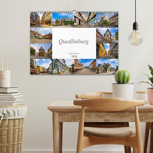 Produktbild: Quedlinburg Impressionen (Wandkalender 2026 DIN A3 quer), CALVENDO Monatskalender