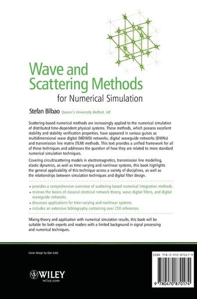 Produktbild: Wave and Scattering Methods for Numerical Simulation