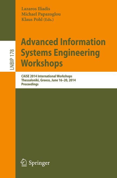 Produktbild: Advanced Information Systems Engineering Workshops