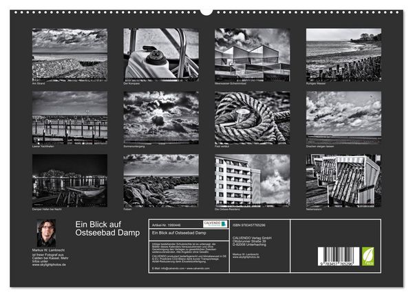 Produktbild: Ein Blick auf Ostseebad Damp (hochwertiger Premium Wandkalender 2026 DIN A2 quer), Kunstdruck in Hochglanz
