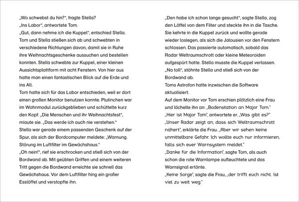 Produktbild: Der kleine Major Tom. Adventskalenderbuch. Weihnachten auf dem Mond