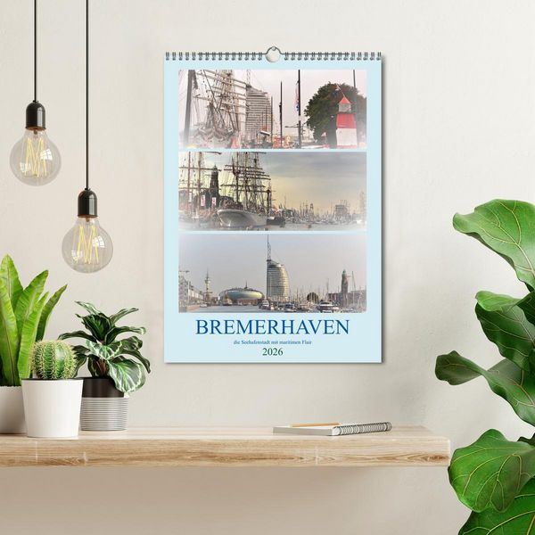 Produktbild: BREMERHAVEN die Seestadt mit maritimen Flair - 2026 (Wandkalender 2026 DIN A3 hoch), CALVENDO Monatskalender