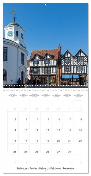 Produktbild: Stratford upon Avon - Shakespeare's Hometown (Wall Calendar 2026 12 &times; 12 Inch) CALVENDO 12 Month Wall Calendar