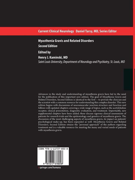 Produktbild: Myasthenia Gravis and Related Disorders