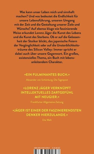 Produktbild: Die Kunst des Lebens, die Kunst des Sterbens