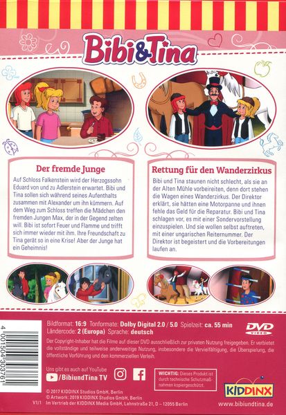 Produktbild: Bibi & Tina - Der fremde Junge/Rettung f&uuml;r den Wanderzirkus