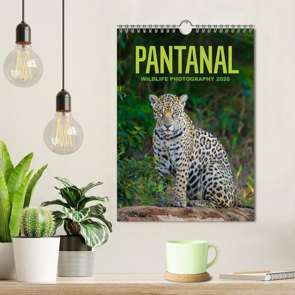 Produktbild: Pantanal Wildlife Photography (Wall Calendar 2026 DIN A4 portrait), CALVENDO 12 Month Wall Calendar