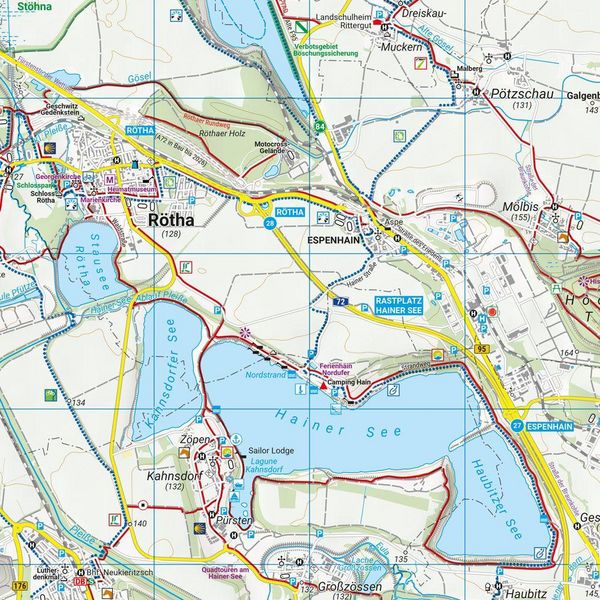 Produktbild: Freytag & berndt Wanderkarte WKD 5661 Leipziger Neuseenland - S&uuml;dlicher Teil 1:50.000