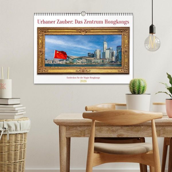Produktbild: Urbaner Zauber: Das Zentrum Hongkongs (Wandkalender 2026 DIN A3 quer), CALVENDO Monatskalender