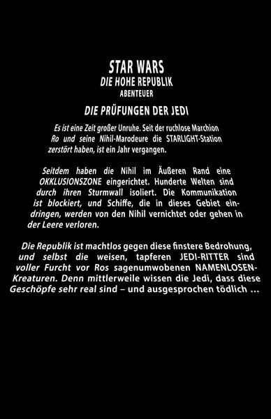 Produktbild: Star Wars Comics: Die Hohe Republik - Abenteuer