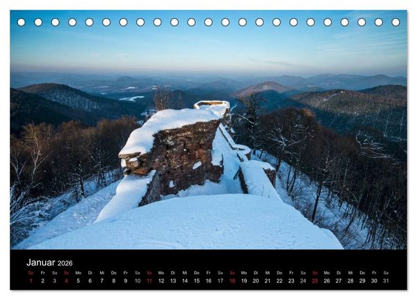 Produktbild: Mystischer Pf&auml;lzer Wald (Tischkalender 2026 DIN A5 quer), CALVENDO Monatskalender