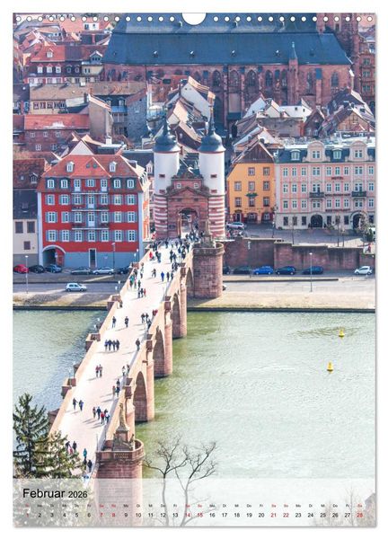 Produktbild: Altes Heidelberg (Wandkalender 2026 DIN A3 hoch), CALVENDO Monatskalender