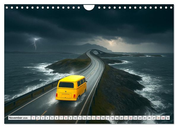 Produktbild: VANLIFE - Dein Weg. Dein Ziel. Dein Zuhause. (Wandkalender 2026 DIN A4 quer), CALVENDO Monatskalender