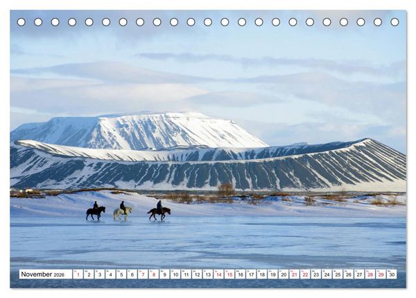 Produktbild: Skandinavische Impressionen - Oasen der Ruhe (Tischkalender 2026 DIN A5 quer), CALVENDO Monatskalender