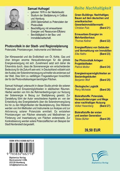 Produktbild: Photovoltaik in der Stadt- und Regionalplanung