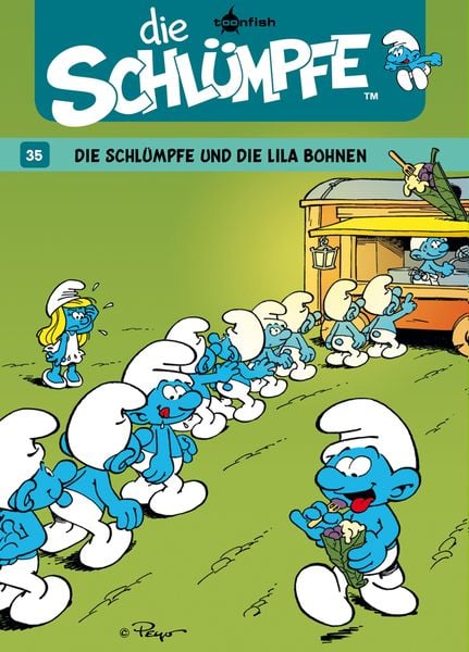 Produktbild: Die Schl&uuml;mpfe 35: Die Schl&uuml;mpfe und die lila Bohnen