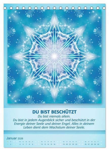 Produktbild: Light Energy Mandalas - Kalender - Vol. 1 (Tischkalender 2026 DIN A5 hoch), CALVENDO Monatskalender
