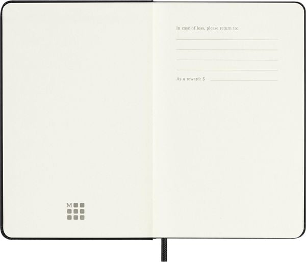 Produktbild: Moleskine 12 Monate Wochenkalender 2027, Pocket/A6, 1 Wo = 2 Seiten, horizontal, fester Einband, Schwarz