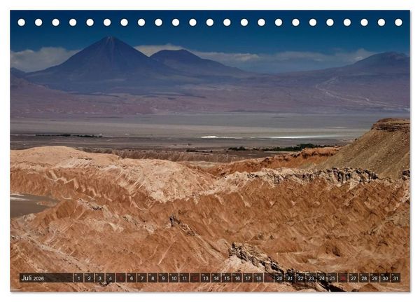 Produktbild: Atacama W&uuml;ste - Landschaften der Extreme (Tischkalender 2026 DIN A5 quer), CALVENDO Monatskalender
