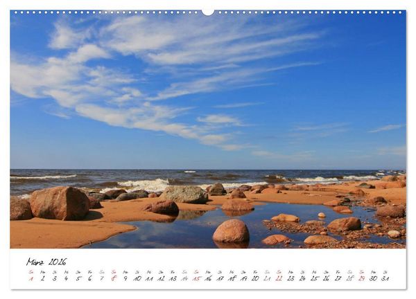Produktbild: Litauen und Lettland (hochwertiger Premium Wandkalender 2026 DIN A2 quer), Kunstdruck in Hochglanz
