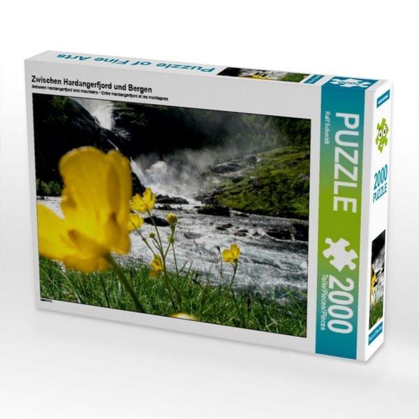 Produktbild: CALVENDO Puzzle Zwischen Hardangerfjord und Bergen | 2000 Teile Lege-Gr&ouml;&szlig;e 90x67cm Foto-Puzzle f&uuml;r gl&uuml;ckliche Stunden