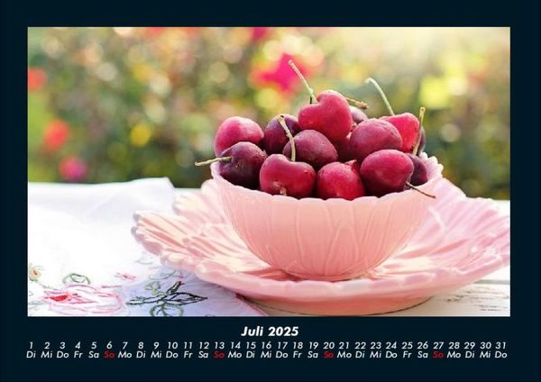 Produktbild: Obstkalender 2025 Fotokalender DIN A4