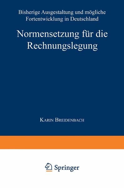 Produktbild: Normensetzung f&uuml;r die Rechnungslegung