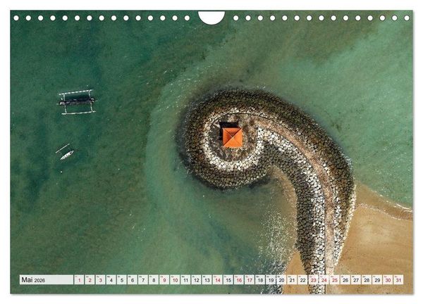 Produktbild: Indonesien von oben - spektakul&auml;re Landschaften aus der Vogelperspektive (Wandkalender 2026 DIN A4 quer), CALVENDO Monatskalender