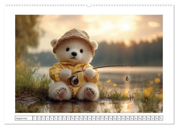 Produktbild: Kleiner Eisb&auml;r und die gro&szlig;e Welt (hochwertiger Premium Wandkalender 2026 DIN A2 quer), Kunstdruck in Hochglanz