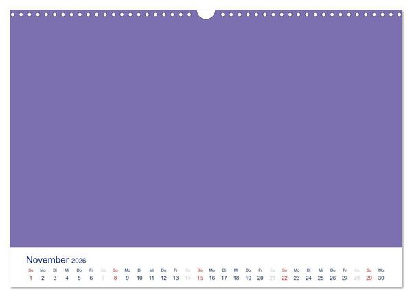 Produktbild: Farbiger Bastelkalender (Wandkalender 2026 DIN A3 quer), CALVENDO Monatskalender