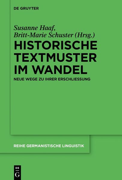 Produktbild: Historische Textmuster im Wandel