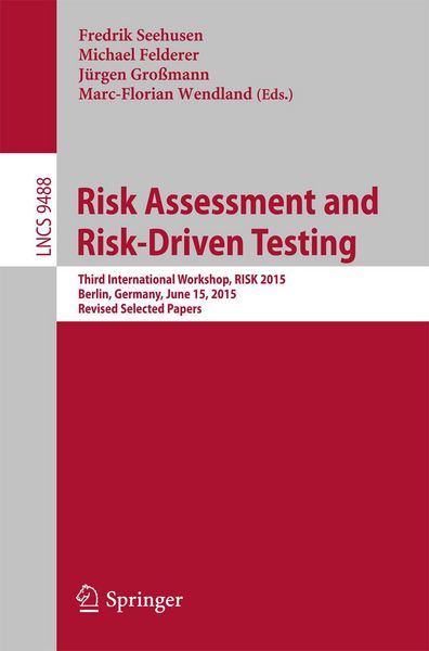Produktbild: Risk Assessment and Risk-Driven Testing