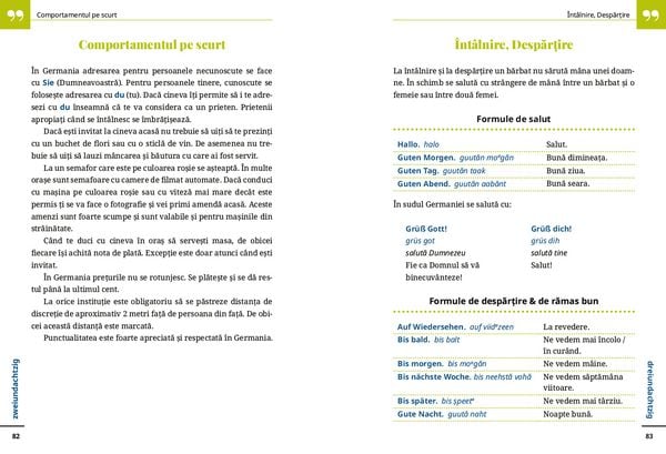 Produktbild: Reise Know-How Sprachf&uuml;hrer Deutsch f&uuml;r Rum&auml;nischsprechende / Germana - Ghidul de limba germană &icirc;n limba rom&acirc;nă