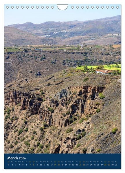 Produktbild: Gran Canaria - Holiday island for sun lovers (Wall Calendar 2026 DIN A4 portrait), CALVENDO 12 Month Wall Calendar