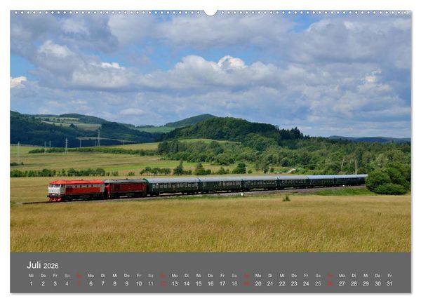 Produktbild: Eisenbahn Kalender 2026 - Oberlausitz und Nachbarl&auml;nder (hochwertiger Premium Wandkalender 2026 DIN A2 quer), Kunstdruck in Hochglanz