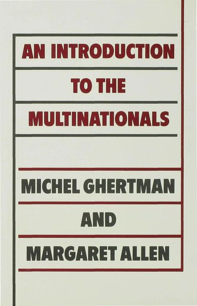 Produktbild: An Introduction to the Multinationals