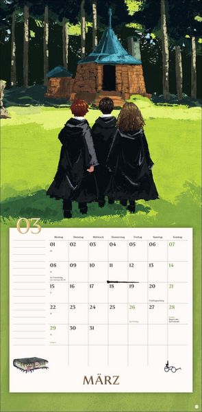 Produktbild: Harry Potter Broschurkalender 2027