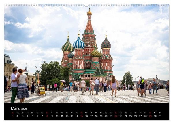 Produktbild: Moskau 2026 (hochwertiger Premium Wandkalender 2026 DIN A2 quer), Kunstdruck in Hochglanz