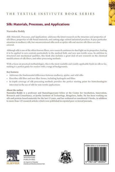 Produktbild: Reddy, N: Silk: Materials, Processes, and Applications