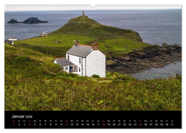 Produktbild: Englands K&uuml;sten 2026 (hochwertiger Premium Wandkalender 2026 DIN A2 quer), Kunstdruck in Hochglanz