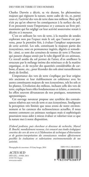Produktbild: Des vers de terre et des hommes