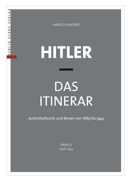 Produktbild: Hitler - Das Itinerar (Band II)