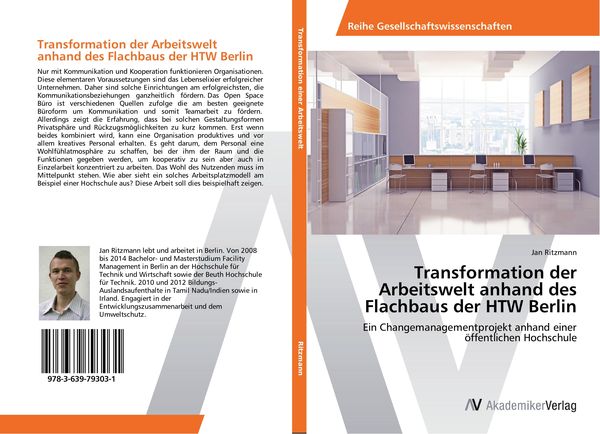 Produktbild: Transformation der Arbeitswelt anhand des Flachbaus der HTW Berlin