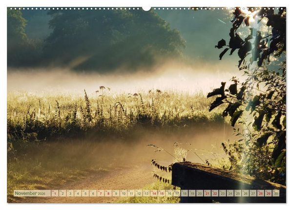 Produktbild: Morgengl&uuml;hen & Nebelschimmer (Wandkalender 2026 DIN A2 quer), CALVENDO Monatskalender