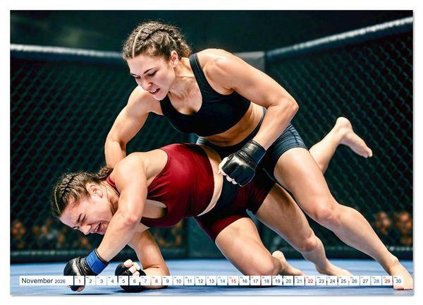 Produktbild: MMA Mixed Martial Arts (Wandkalender 2026 DIN A3 quer), CALVENDO Monatskalender