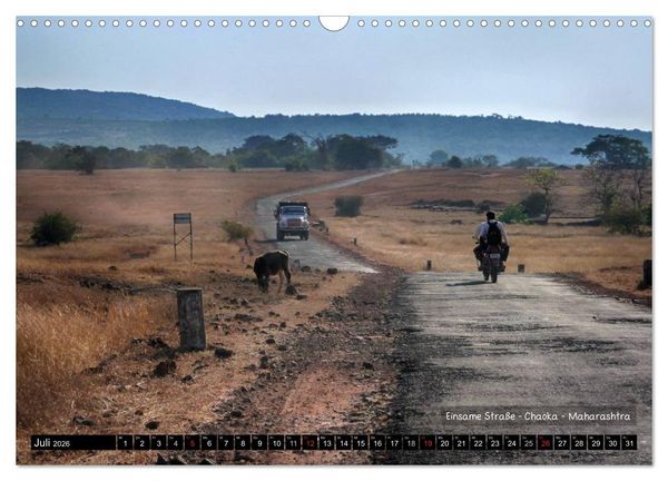 Produktbild: Der zauberhafte S&uuml;den Indiens (Wandkalender 2026 DIN A3 quer), CALVENDO Monatskalender