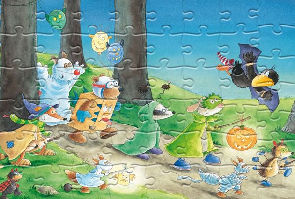Produktbild: Rudolph, A: Rabe Socke-Puzzle 2/3 Puzzle mit 49 Teilen