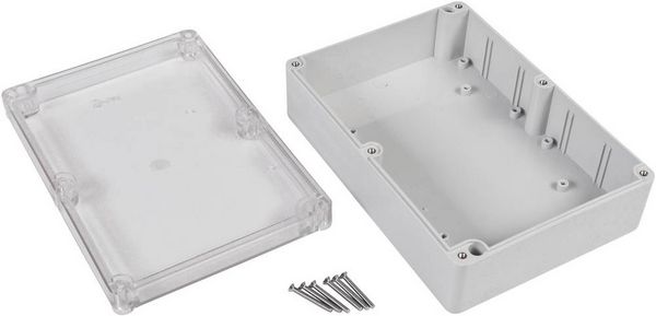 Produktbild: TRU COMPONENTS TC-7910964 Universal-Geh&auml;use 177 x 126 x 56 ABS-PC Grau 1St.